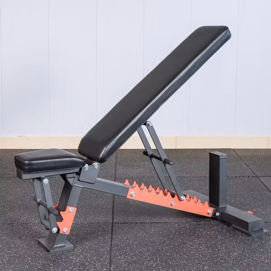 Banco ajustable plano del entrenamiento del levantamiento de pesas del equipo del gimnasio del precio de fábrica al por mayor