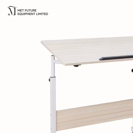 Producto de mesa de estudio ergonómica para niños y mesa de escritorio de estudio de material de partículas de madera maciza